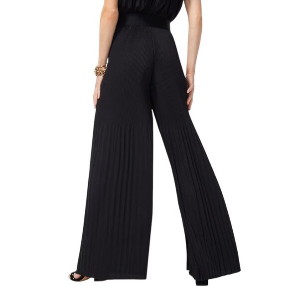 Chico's Black Label Release Pleat Flare Pant - M Reg NWT - Picture 2 of 11